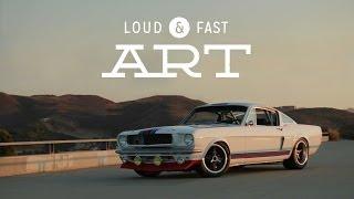 The Martini Mustang is Loud & Fast Art