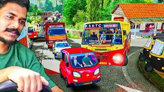 KSRTC RACE IN KERALA മഴ പെയ്യുമോ  ACCIDENT 