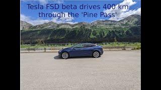 Tesla Model 3 | FSD beta drives (400 km) | Prince George, BC to Dawson Creek, BC via the Pine Pass