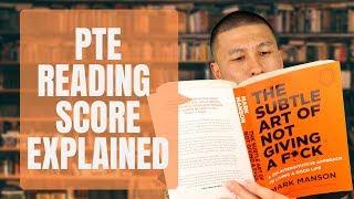 PTE Academic Reading Score Explained