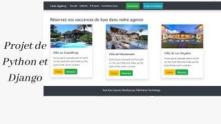 PROJET COMPLET EN PYTHON ET DJANGO-GESTION AGENCE