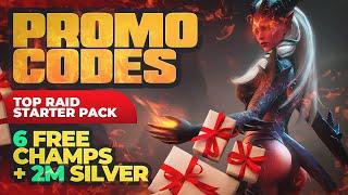 MEGA POWER-UP BUNDLE! 6 Champs  Leggo & 2M Silver FREE! | Raid Shadow Legends Promo Codes