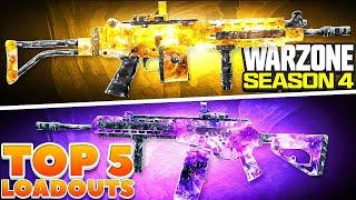 TOP 5 *META* ASSAULT RIFLE LOADOUTS in SEASON 4!  (Warzone Best Class Setups) - BO6