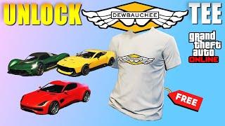 GTA 5 Online How to Unlock Dewbauchee Tee (RARE Clothing Unlock This Week)