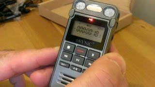 Unboxing and review of ESYNIC 8GB digital voice recorder