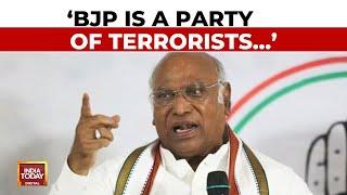 Congress Chief Mallikarjun Kharge Says BJP Is A Party Of Terrorists, Launches Big Attack At PM Modi