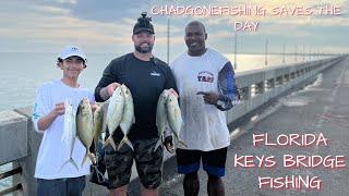 FISHING FL KEYS BRIDGES. CHADGONEFISHING SAVES THE DAY.