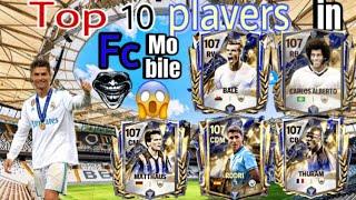 Top10 players in Fc Mobile //Fc mobile high over rating players.
