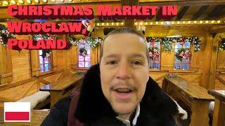 AMERICAN Visits a CHRISTMAS MARKET in POLAND. | Wrocław