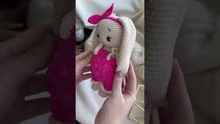 Зайка вязаная крючком #вяжуназаказ #вязаниекрючком #вязаныеигрушки #амигуруми #вяжукрючком #вязание