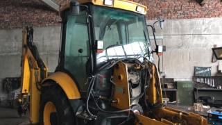 28 января 2017 г. Расточка рамы jcb 3cx  передний мост