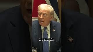 Trump's deadline for Russia-Ukraine war peace talks