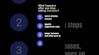 What happens if you stop taking Ozempic? #ozempicweightloss #ozempicjourney #weightloss