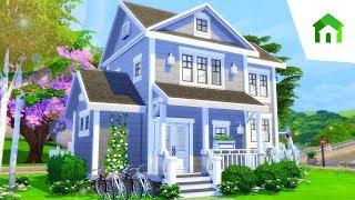 TINY HOUSE FOR 8 SIMS | Sims 4 Speed Build 