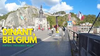 Virtual Treadmill Walk Dinant | Meuse River | Rocher Bayard