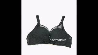 Teamolove Sexy Lace Eyelash Details Mesh Bra