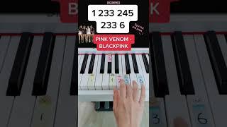 How to play Pink Venom by BLACKPINK in 10s (Piano Tutorial) #easypianotutorial #pinkvenomblackpink