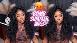 WHAT!? 🫢 BEST DEEP CURLY UNDETECTABLE HD INVISIBLE LACE WIG INSTALL! PERFECT MELT X MEGALOOK HAIR