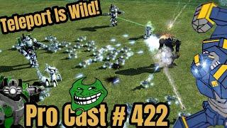 Teleport Is Wild Supreme Commander 2 Pro Cast# 422 2v2 on Thunder Pass - Steal Speaks