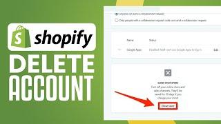 How To Delete Shopify Account After Trial (2024) Easy Tutorial