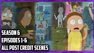 Rick & Morty Season 6 (Episodes 1-6) All Post Credit Scenes HD