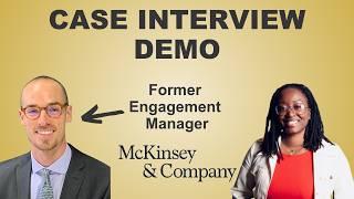 McKinsey Case Interview Demo Led by Former Engagement Manager