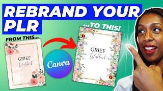 How to REBRAND & Sell THIS PLR Digital Product on Etsy [Digital Products to Make Money Online]