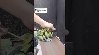 what's next after master chief? #halo #masterchief #toy  #satisfying #oddlysatisfying #sandingshit