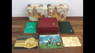 Rolex Vintage Datejust 69173 Watch Box Set 1991 + Booklets, Tag etc.