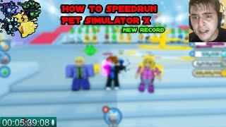 How to speedrun Pet Simulator X