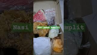 nasi paket kumplit  #shots