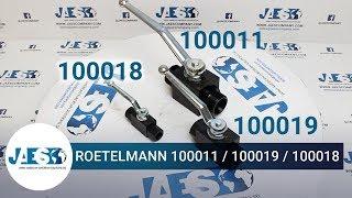 ROETELMANN 100011 + 100019 + 100018 - Ball valves PN500- Valvole a sfera