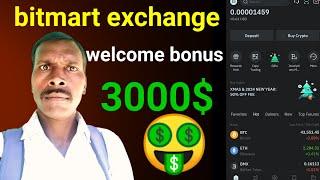 bitmart exchange welcome bonus 3000$ || new exchange airdrop today