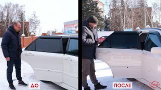 ДО и ПОСЛЕ установки ремкомплекта ограничителей дверей Honda Accord | Plastic Auto