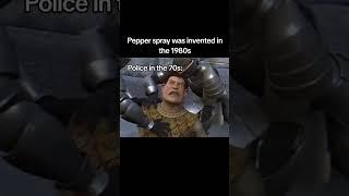 Pepper Spray Was Invented In The 1980's #pepper #spray #invented #1980s #funny #meme #shorts