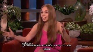 Lady Gaga on The Ellen Show | RUS SUB | Русские субтитры