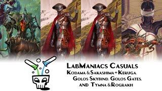 Casual Commander: Sakashima & Kodama + Keruga vs Golos Skybind vs Golos Gates vs Tymna & Rograkh