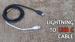 Apple Lightning to USB-C Cable (1m)