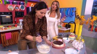 Valentina Salezzi sorprendió a Belén Ludueña con el paso a paso de un práctico y rico cheesecake