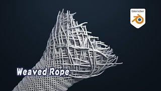 [Tut] Woven Rope/Tube - Blender Geometry Nodes 3.0+ Field