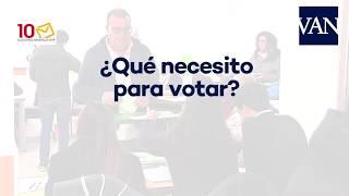 ¿Qué necesito para votar?