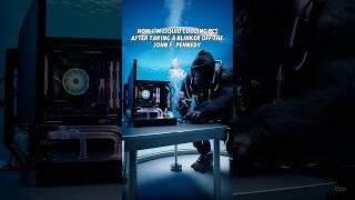 He took liquid cooling to the next level 