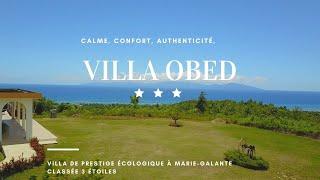 Magnifique Villa à MARIE-GALANTE - avec vue sur mer (Classée 3 étoiles)