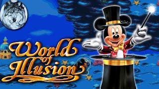 World of Illusion (Sega Mega Drive). Прохождение за Микки. Игры 90-х. Longplay.