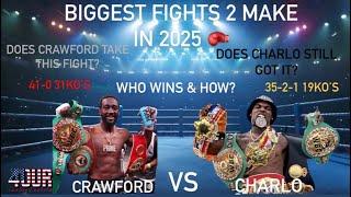 Terrance Crawford vs Jermell Charlo ￼4our Corners 2025 Boxing wish List.