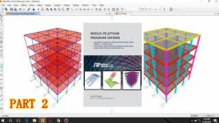 Tutorial SAP2000 Desain Gedung Bertingkat Tahan Gempa SRPMK Part 2