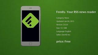 Feedly - RSS app review