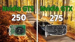 GTS 250 Vs GTX 275 Graphic Comparison GTA V Benchmark