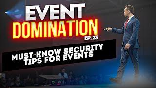 Must-Know Security Tips for Events