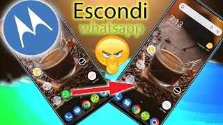 ️ como ocultar aplicaciones en Motorola, MANERA DEFINITIVA! (duplicar app)